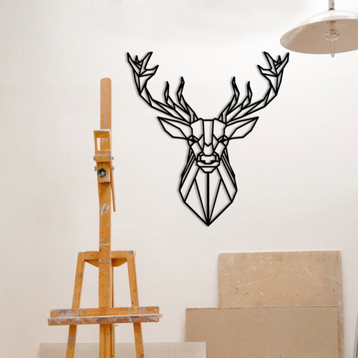 Wallity Deer Metal Decor 2 Negro Wallity Deer Metal Decor 2 Negro